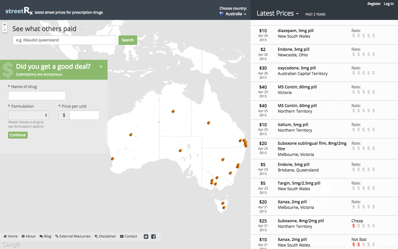 Tramadol street price australia